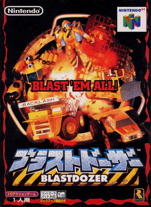 Jaquette de Blast Corps