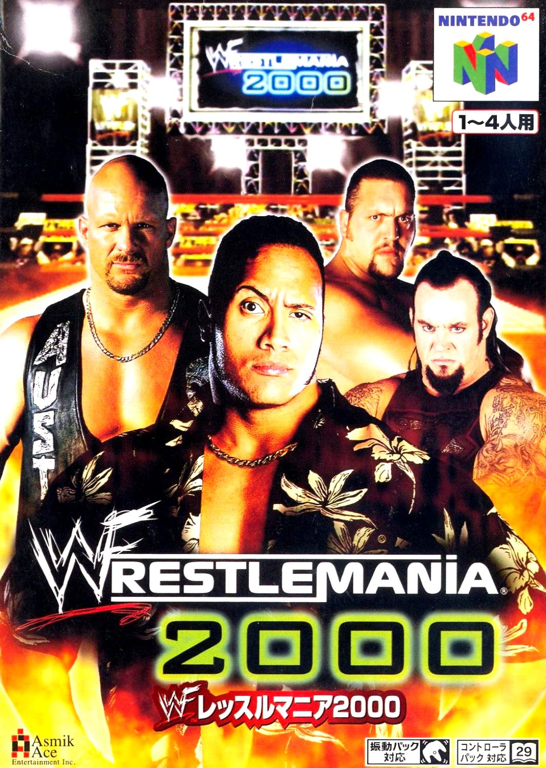 Jaquette de WWF WrestleMania 2000