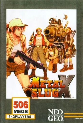 Jaquette de Metal Slug X