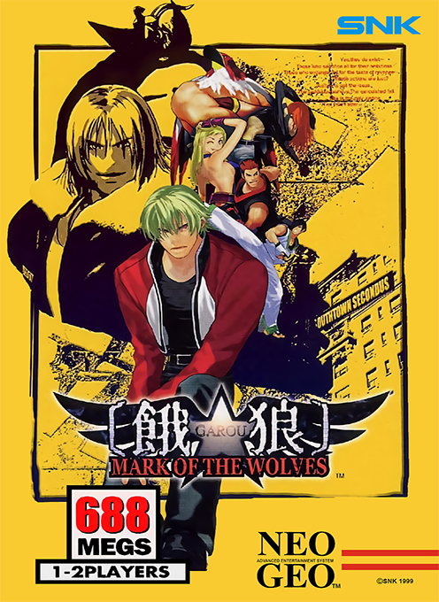 Jaquette de Garou: Mark of the Wolves