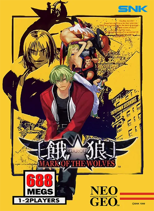 Jaquette de Garou: Mark of the Wolves