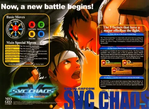 Jaquette de SNK vs. Capcom SVC Chaos