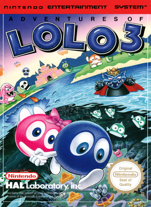Jaquette de Adventures of Lolo 3