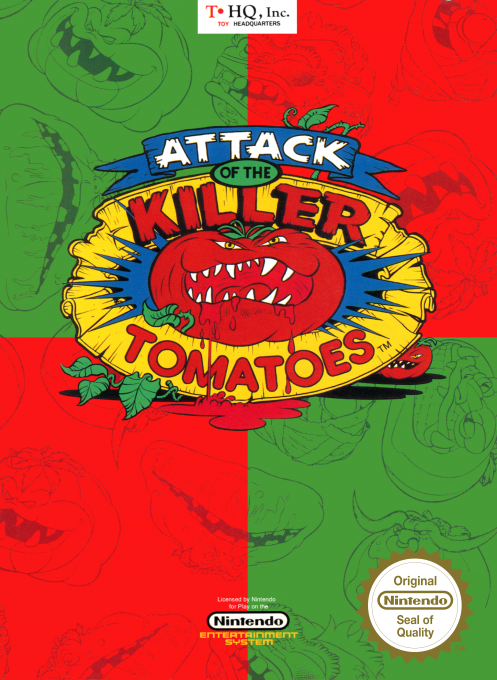 Jaquette de Attack of the Killer Tomatoes