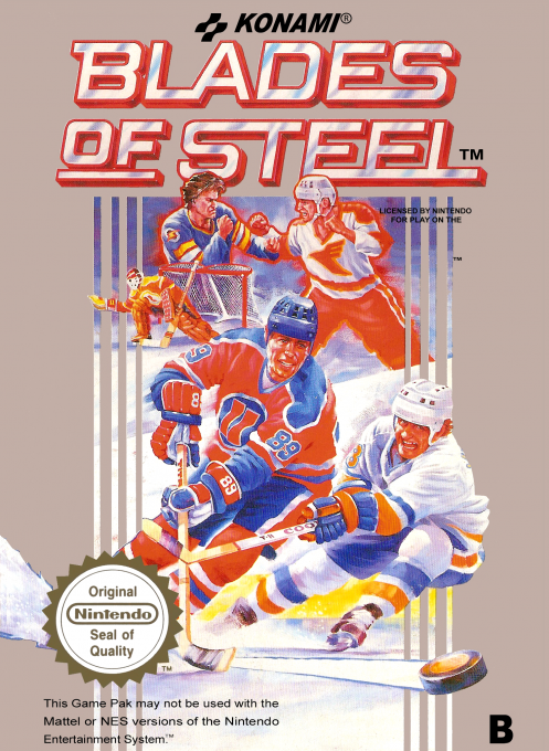 Jaquette de Blades of Steel