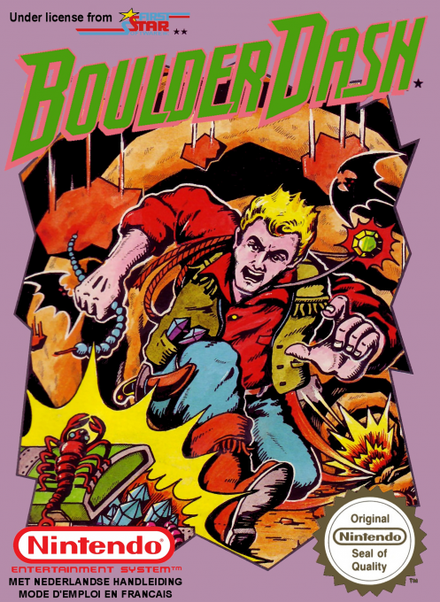 Jaquette de Boulder Dash