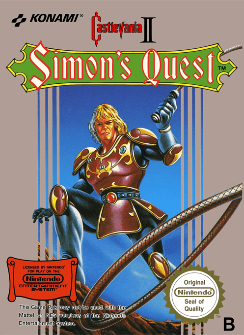 Jaquette de Castlevania II : Simon's Quest