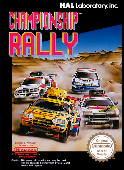 Jaquette de Championship Rally