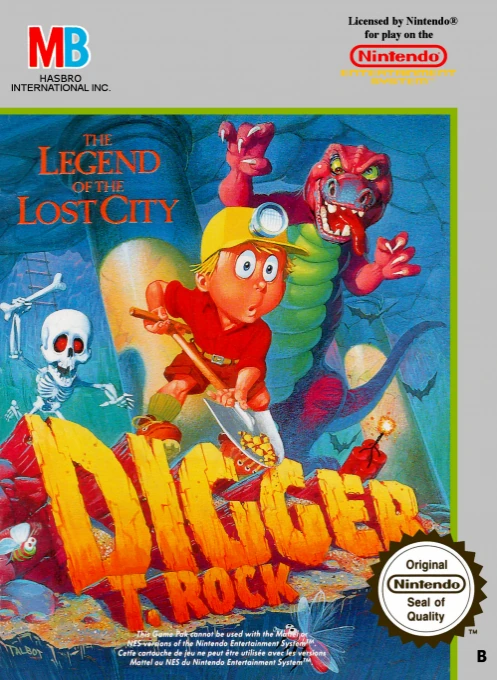 Jaquette de Digger T. Rock : The Legend of the Lost City