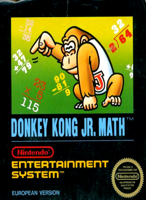 Jaquette de Donkey Kong Jr. Math