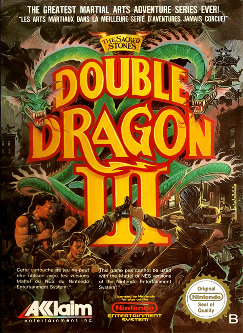 Jaquette de Double Dragon III : The Sacred Stones