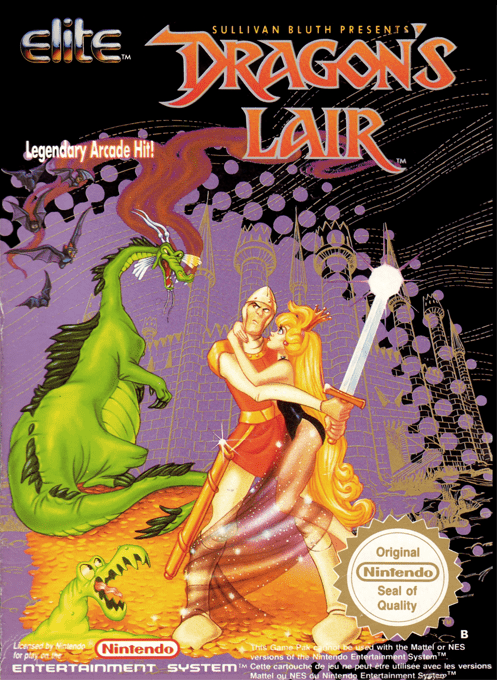 Jaquette de Dragon's Lair