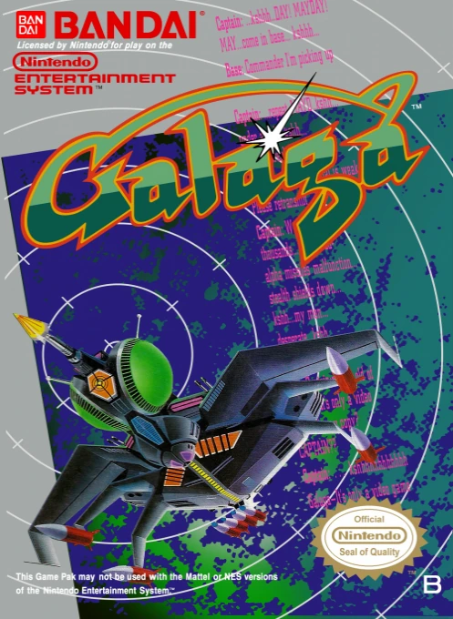 Jaquette de Galaga