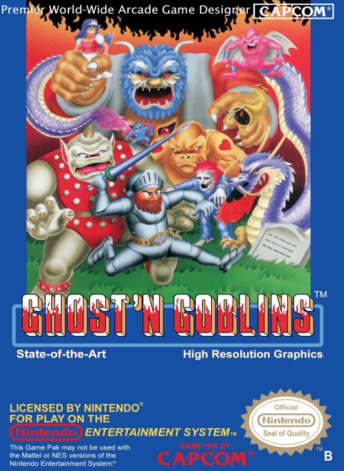 Jaquette de Ghosts'n Goblins