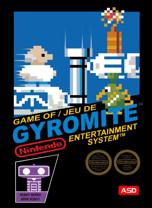 Jaquette de Gyromite