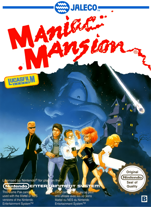 Jaquette de Maniac Mansion