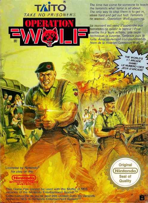 Jaquette de Operation Wolf Take No Prisoners
