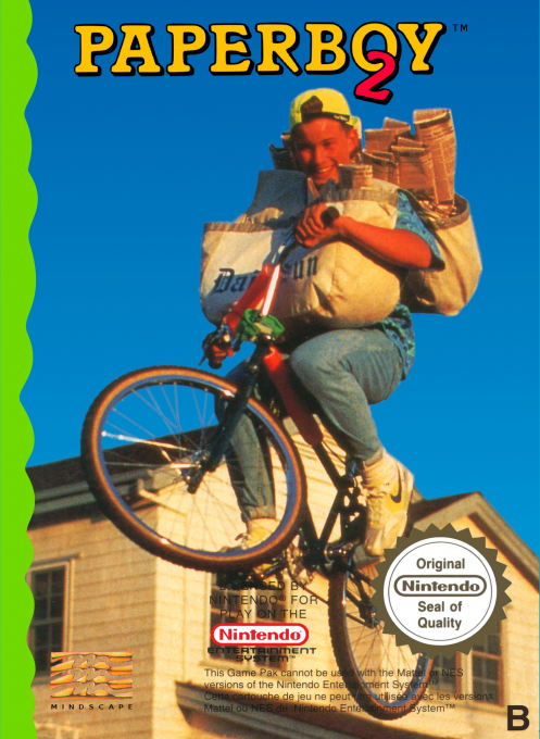 Jaquette de Paperboy 2