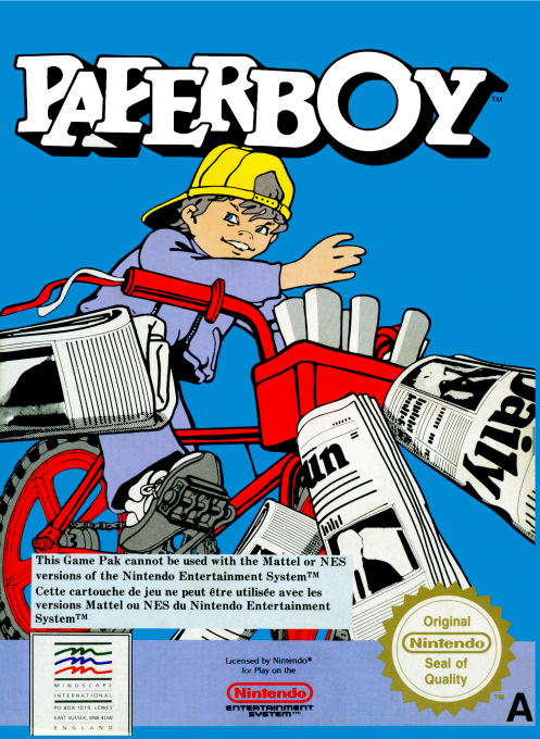 Jaquette de Paperboy