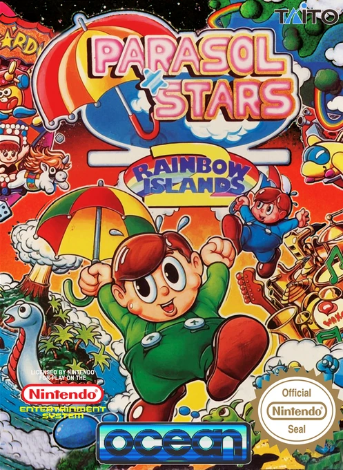 Jaquette de Parasol Stars : Rainbow Islands II