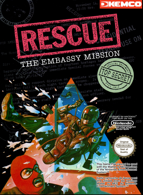 Jaquette de Rescue : The Embassy Mission