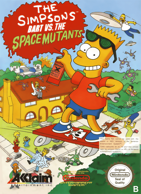 Jaquette de The Simpsons : Bart vs. the Space Mutants