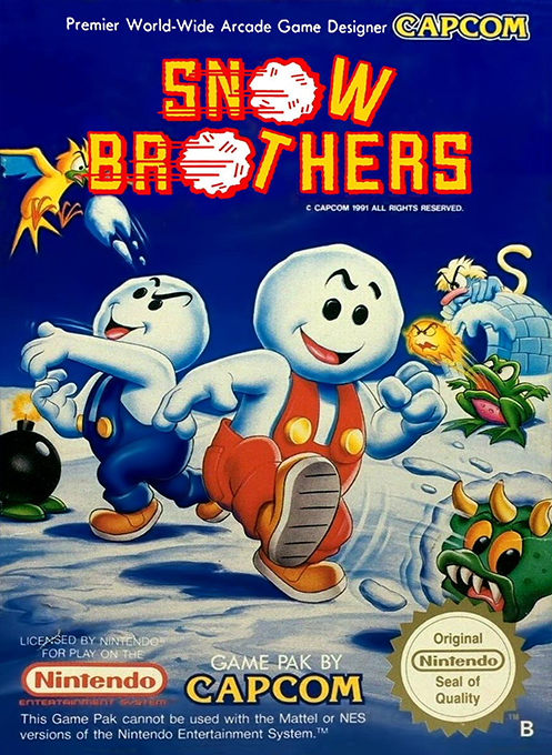 Jaquette de Snow Brothers