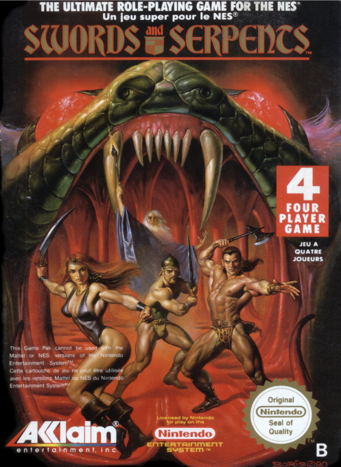 Jaquette de Swords and Serpents