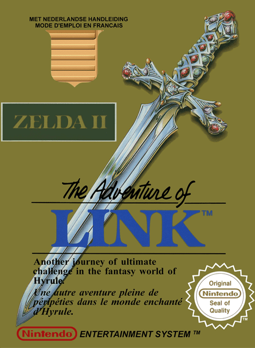 Jaquette de Zelda II : The Adventure of Link