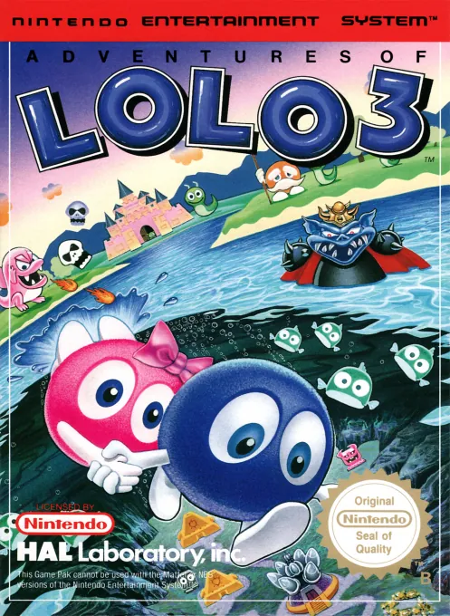 Jaquette de Adventures of Lolo 3