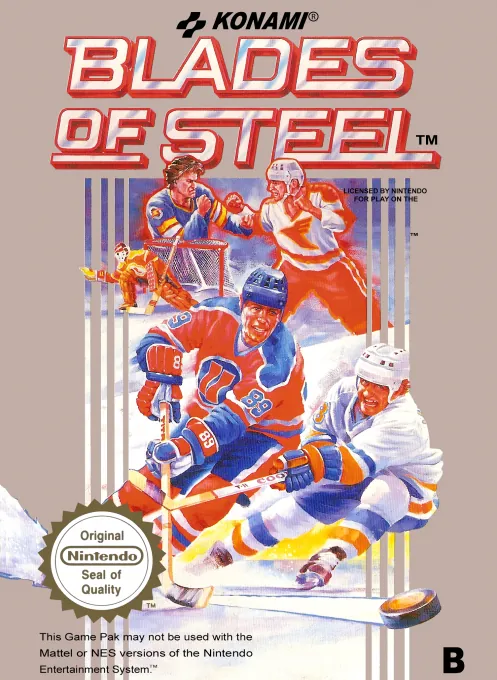 Jaquette de Blades of Steel