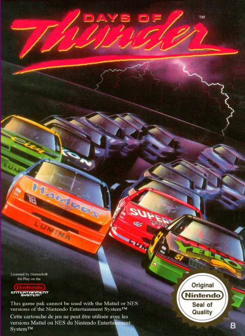 Jaquette de Days of Thunder
