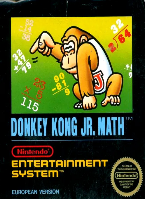 Jaquette de Donkey Kong Jr. Math