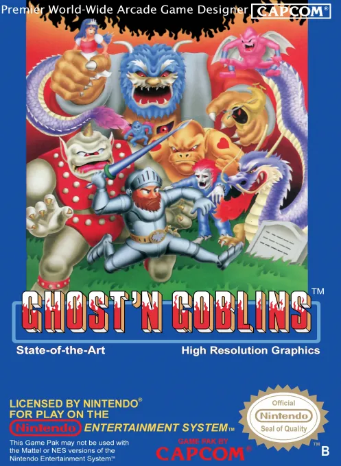 Jaquette de Ghosts'n Goblins