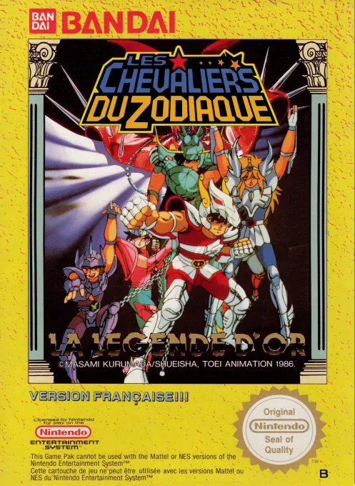 Jaquette de Les Chevaliers du Zodiaque : La Légende d'Or