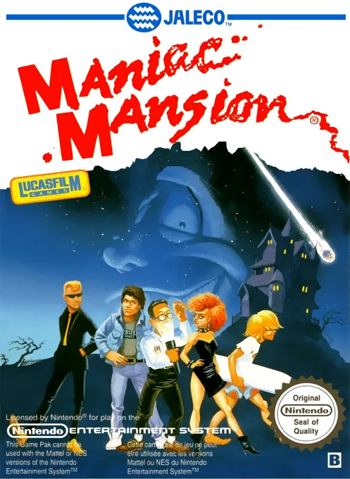 Jaquette de Maniac Mansion