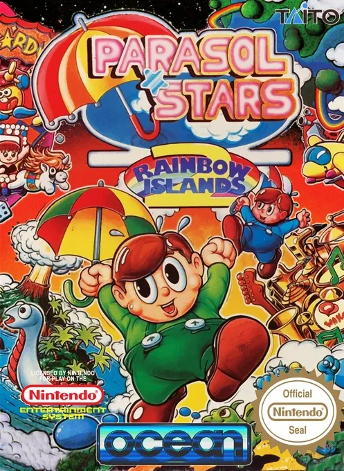 Jaquette de Parasol Stars : Rainbow Islands II