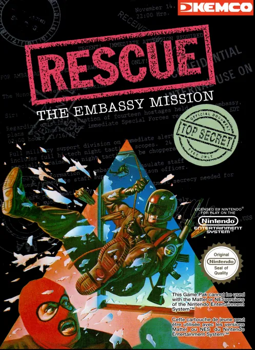 Jaquette de Rescue : The Embassy Mission