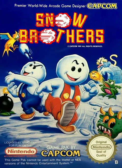 Jaquette de Snow Brothers