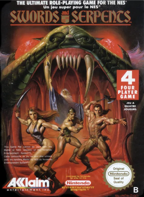 Jaquette de Swords and Serpents