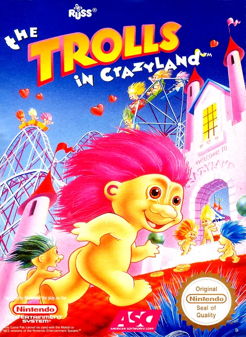 Jaquette de The Trolls in Crazyland