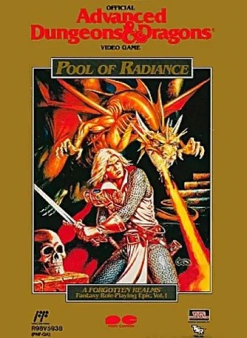 Jaquette de Advanced Dungeons and Dragons Pool of Radiance