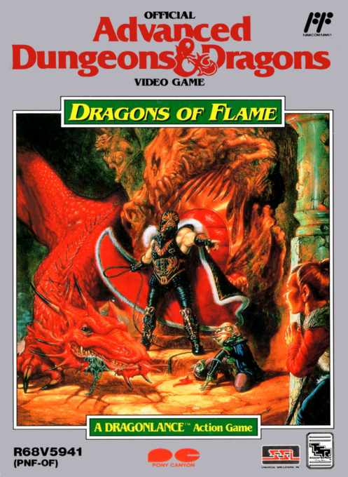 Jaquette de Advanced Dungeons & Dragons : Dragons of Flame