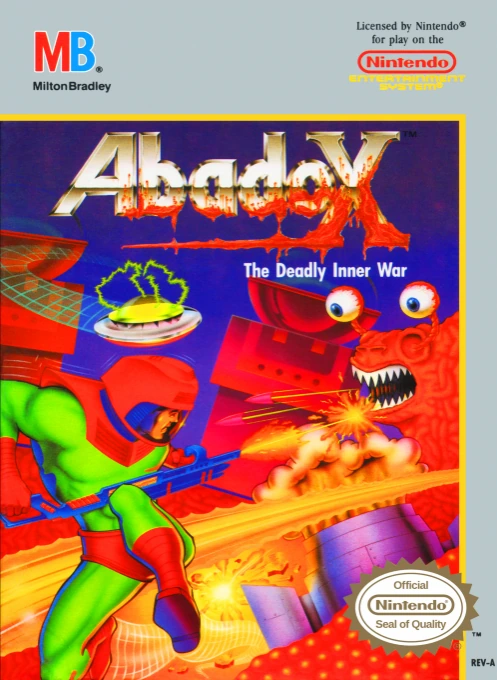 Jaquette de Abadox : The Deadly Inner War