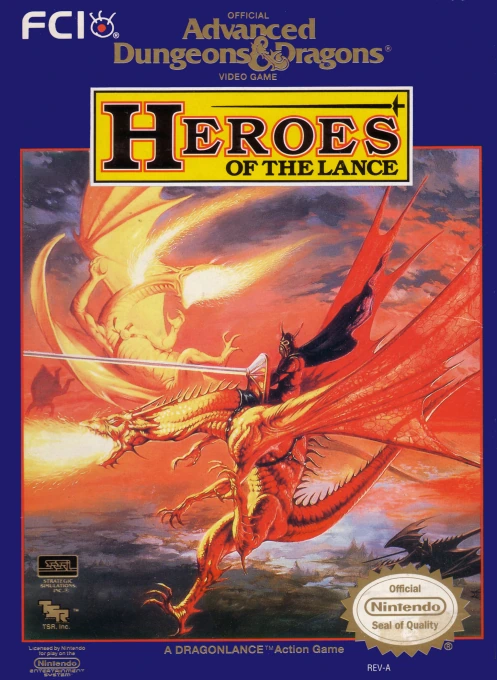 Jaquette de Heroes Of The Lance
