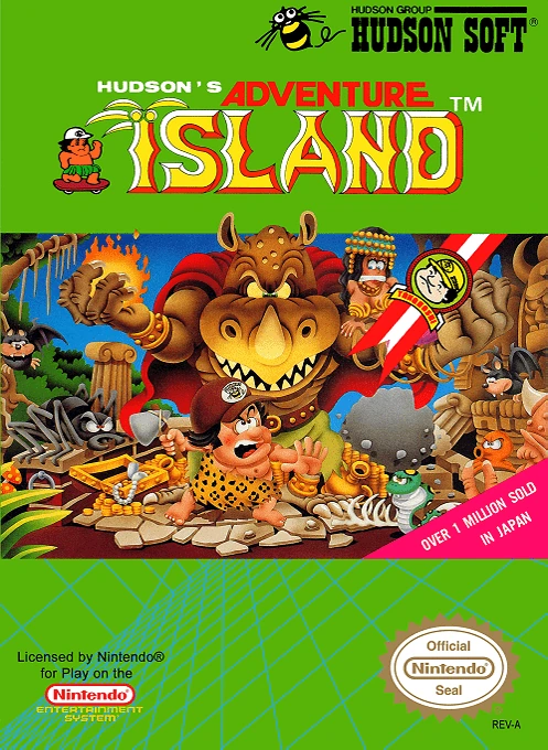 Jaquette de Adventure Island