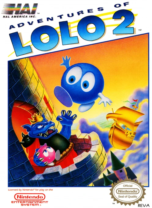 Jaquette de Adventures of Lolo 2
