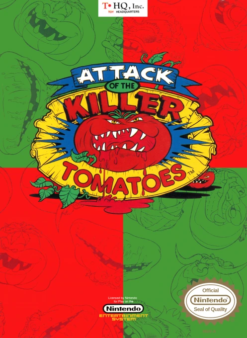Jaquette de Attack of the Killer Tomatoes