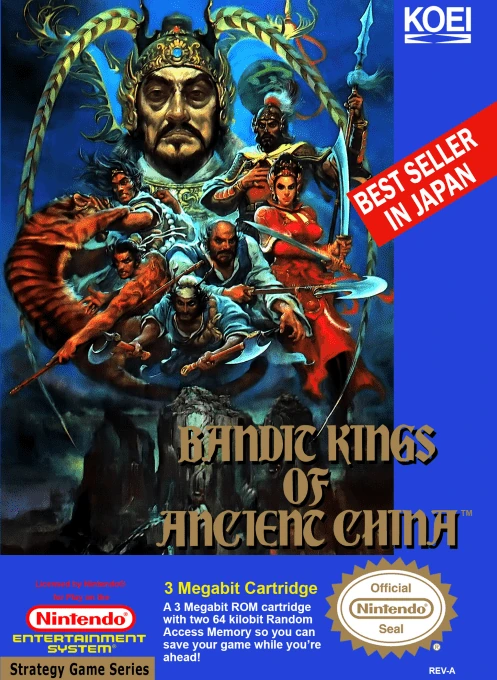 Jaquette de Bandit Kings of Ancient China
