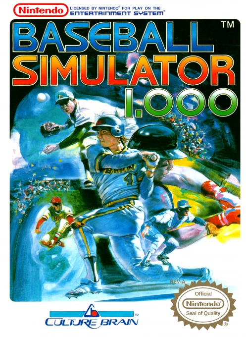 Jaquette de Baseball Simulator 1.000